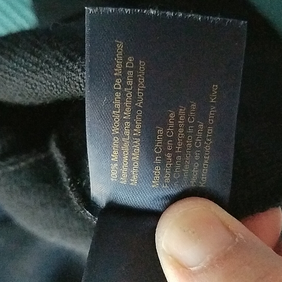 Brooks Brothers Italian Merino Navy Sweater Skirt - Picture 8 of 9